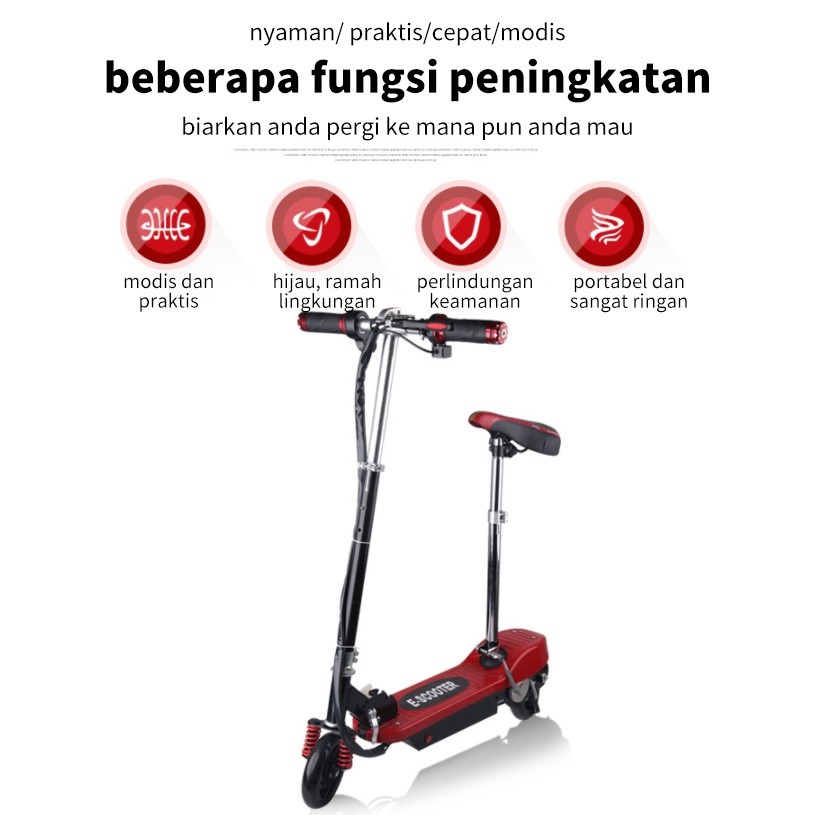 LIVING Skuter Elektrik  /Kendaraan Listrik /Skuter Elektrik Dewasa  / Skuter Lipat CO