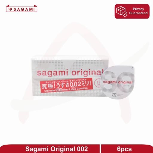 KONDOM SAGAMI ORIGINAL 002 – 6 PCS