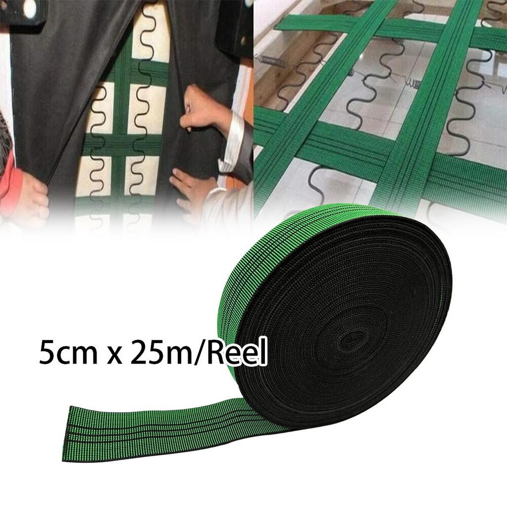 Webbing Sofa Karet 5cm*25m / Webbing Elastik Sofa / Jok Kasur Tali / Tinggi Karet Sofa