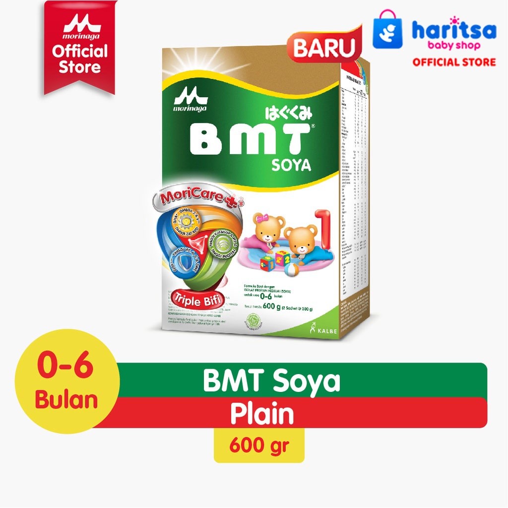 BMT Soya 600 g Susu Formula Bayi 0-6 Bulan