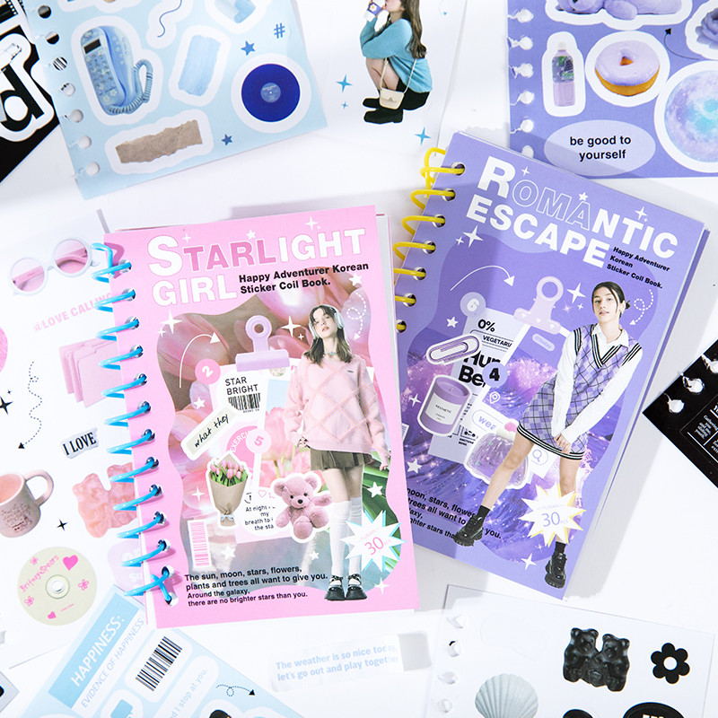 

30sheets Kawaii Japanese Cute Die Cut Girl Sticker Book Personalized Label Background Decoration Stickers DIY Scrapbook Collage