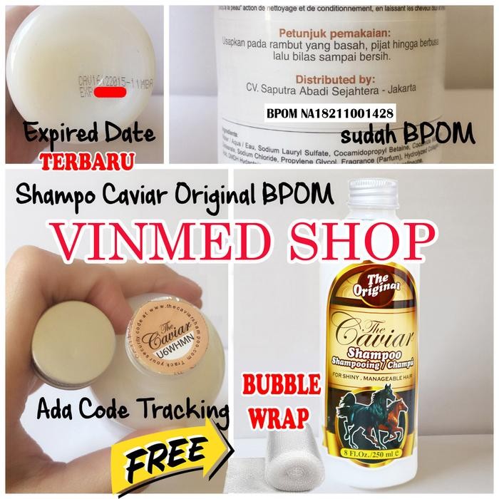 Shampo Caviar Kuda Original Shampo Penumbuh Rambut - Shampo