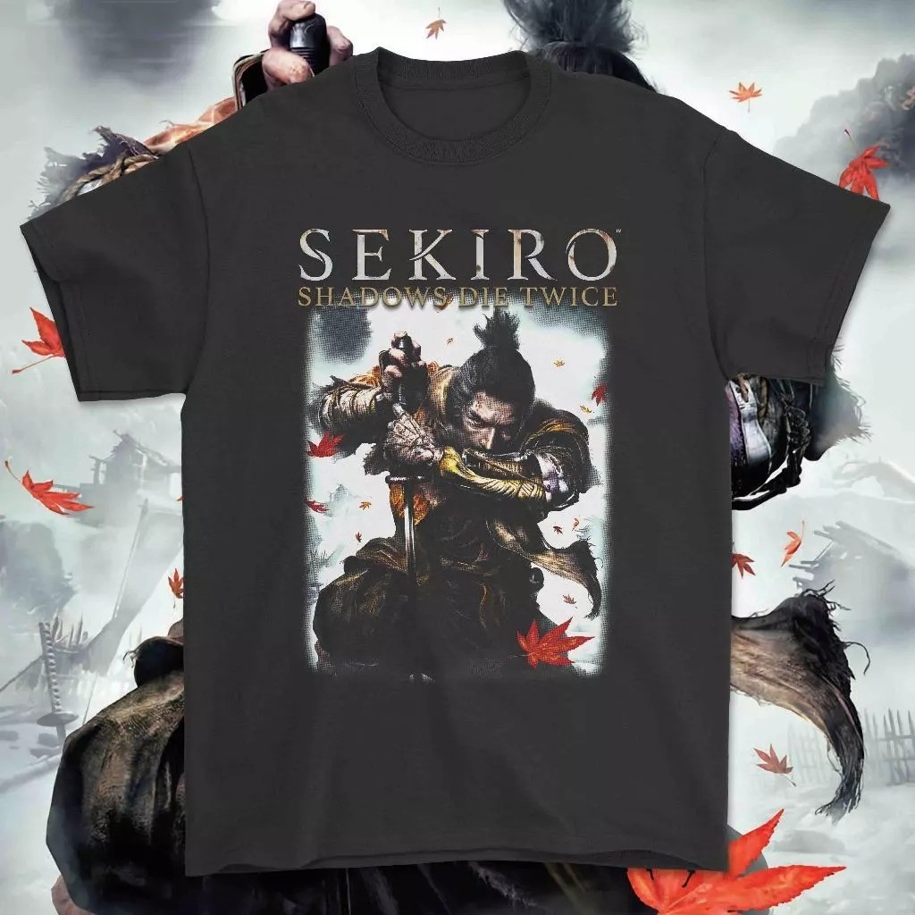 Tshirt Baju Kaos SEKIRO SHADOWS DIE TWICE Combat 30s Premium Kaos Distro Unisex