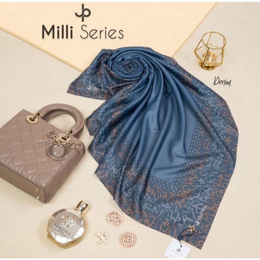 Hijab Journey Motif Terbaru Milli Series By Journey Scarves Motif Versi KW