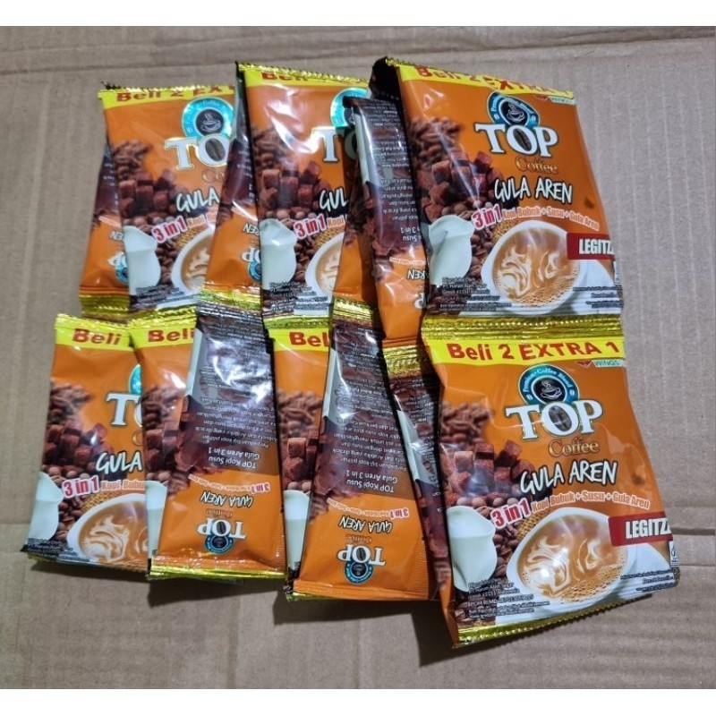 

New!!! Top Kopi Gula Aren TUBRUK Legitzz 3in1 Instant Coffee Sachet 27gr (1 Renteng Isi 15 Sachet)
