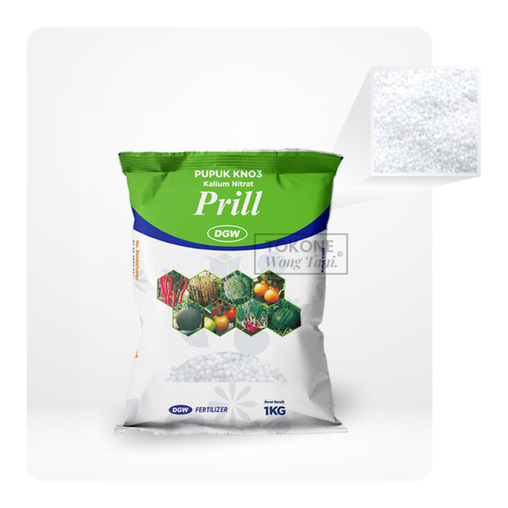Pupuk KNO3 PRILL isi 2Kg Original DGW Kalium Nitrat Murni Untuk Pembungaan dan Pembesaran Buah