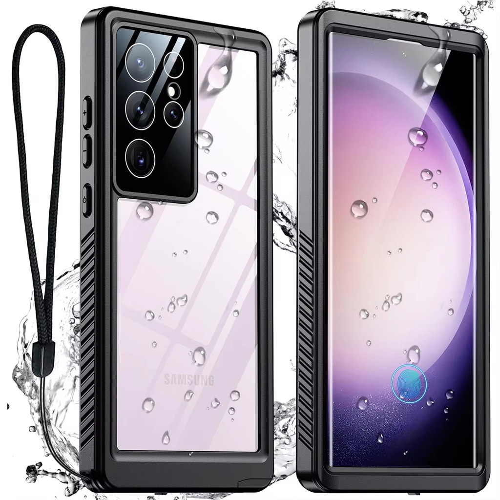 360 ° Fully Sealed Swimming Phone Case For Samsung Galaxy S24 S23 S22 Ultra Plus S21 FE A54 A14 IP68