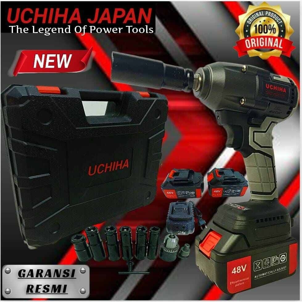 

buka Baut IMPACT WRENCH TYPE 48 VOLT baterai 2 UCHIHA JAPAN