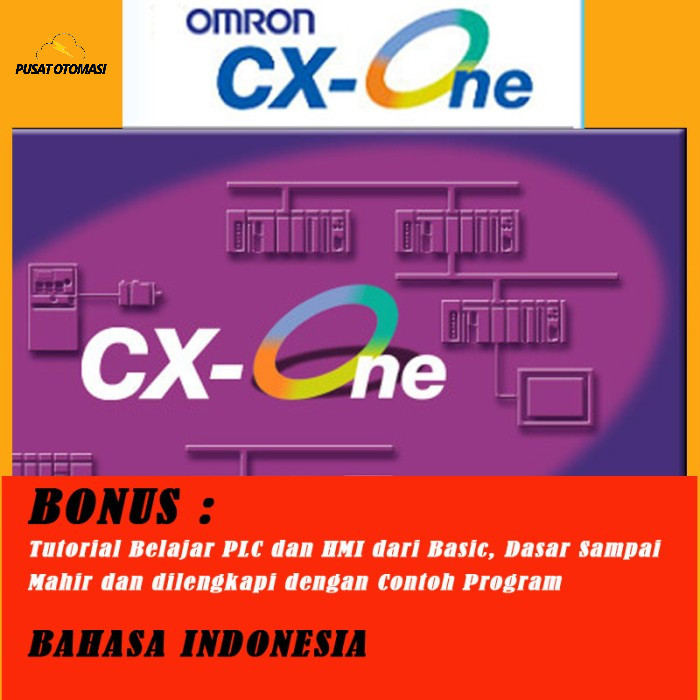Software Omron Cx One V.4.60 PLC dan HMI + Bonus Tutorial PLC dan HMI