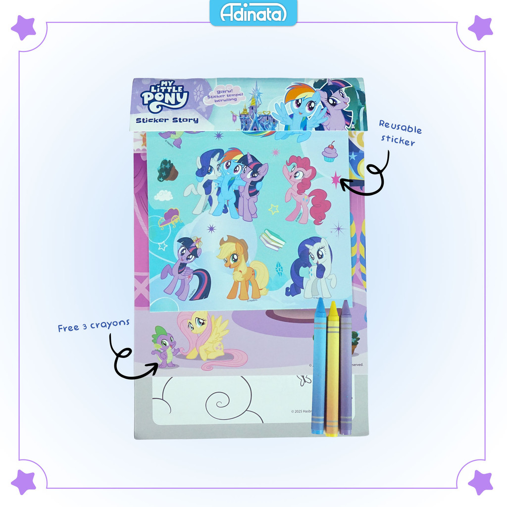 

My Little Pony Sticker Story Book 2529-6702 - Adinata / Stiker