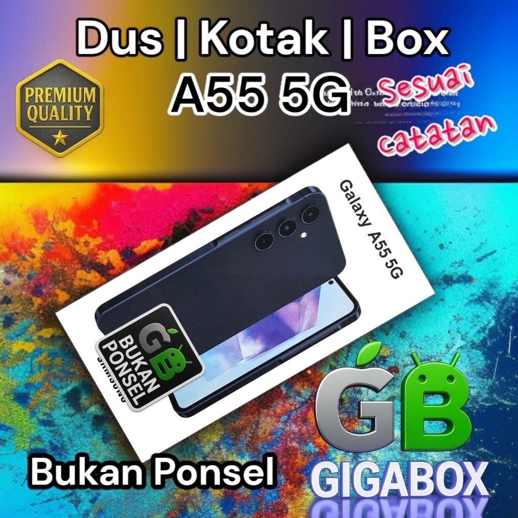 

Dus | Kardus | Box Galaxy A55 5G Premium– Fullset Premium & Dus Only