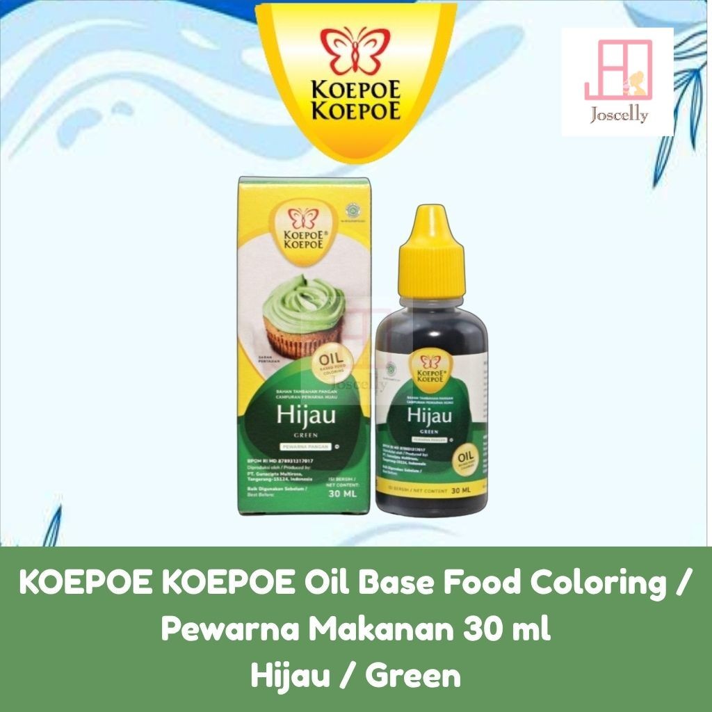 

JOSCELLY.ID KOEPOE KOEPOE Oil Base Food Coloring / Pewarna Makanan Hijau / Green