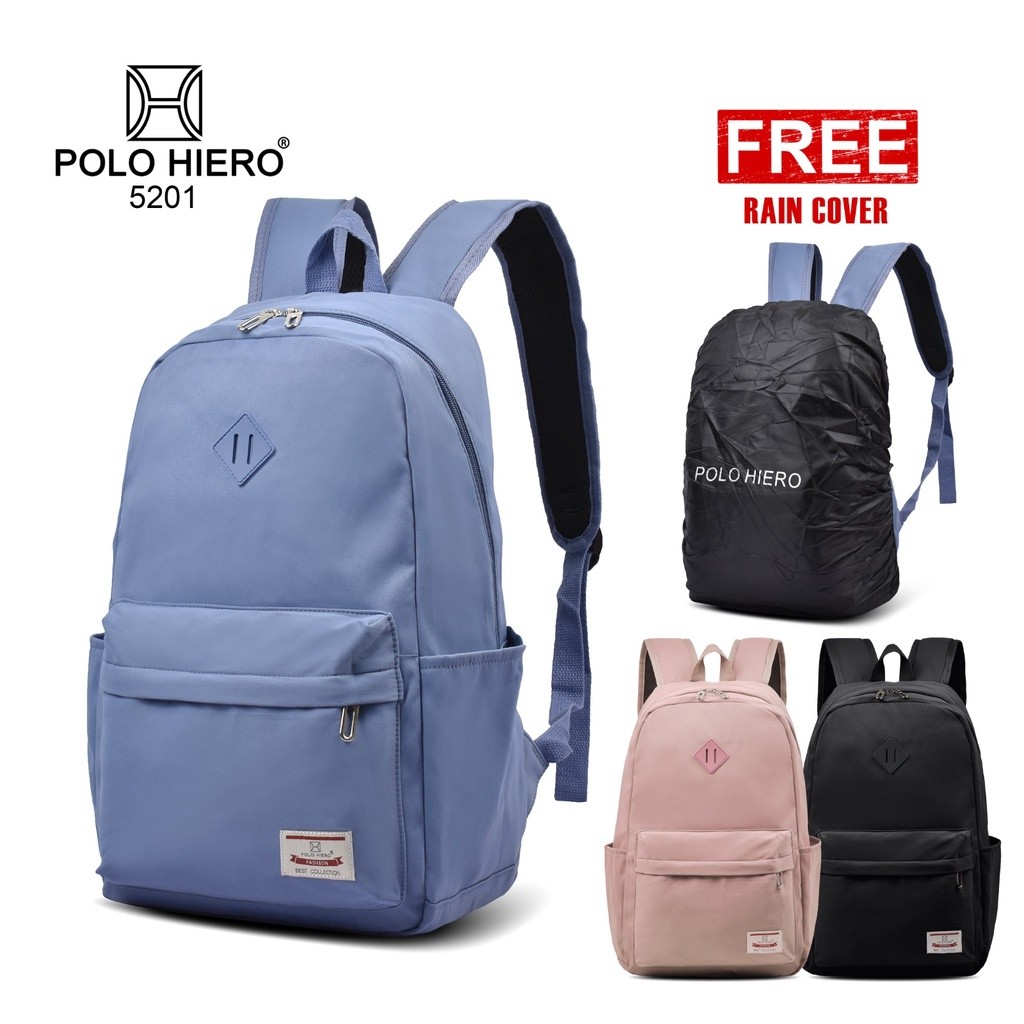 Polo Hiero Tas Sekolah Polo Hiero 5201 Tas Wanita Ransel Fashion