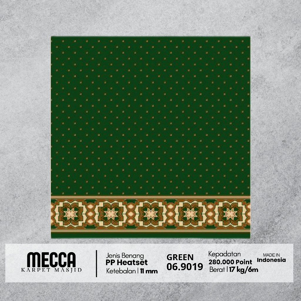 Karpet Masjid | Mecca | Kwalitas Standar - Lebar 120 Cm