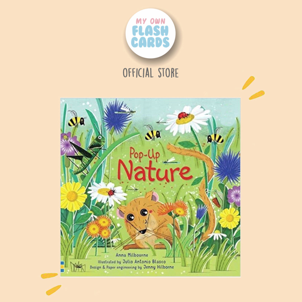 

Nature - Buku Timbul Hard Cover Pop Up Imported English Children Book Buku Anak Edukasi Impor 3D Kids