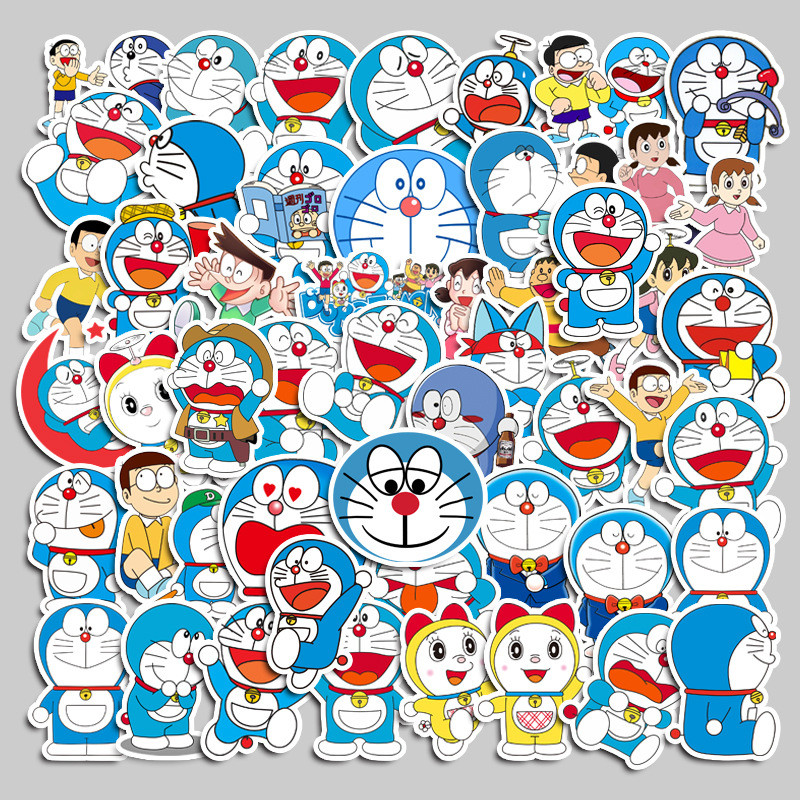 

50pcs Stiker Mesin Kartun Kucing Lucu DIY Untuk Komputer, Washi, Scrapbooking, Laptop, Alat Tulis, Seni, Dan Kerajinan.