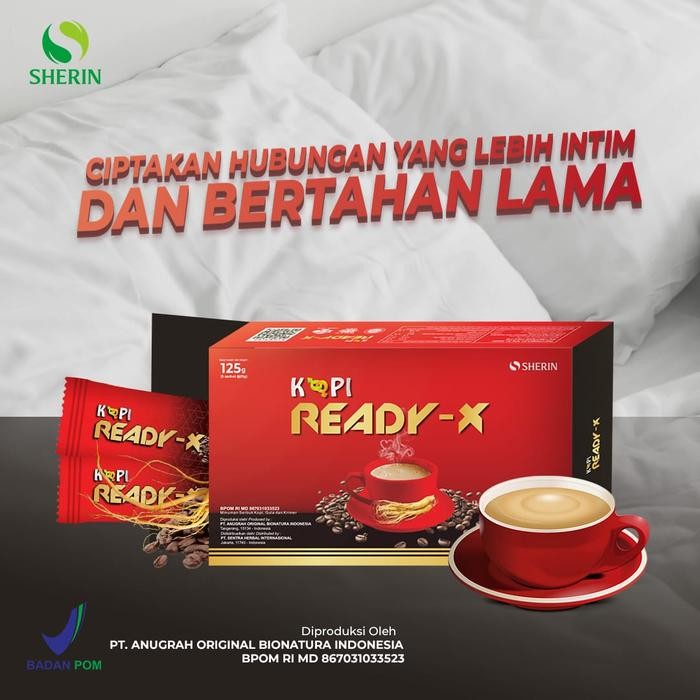 

viral.shop8 Kopi Ready-X Lebih Romantis Plus Gojiberry - 5 Sachet