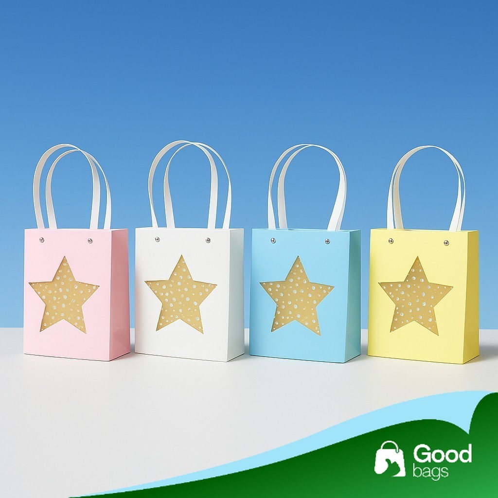 

Paper Bag Kado / Goodiebag Kado / Tas Kantong Kado / Paper Bag Motif Bintang I AB09B1