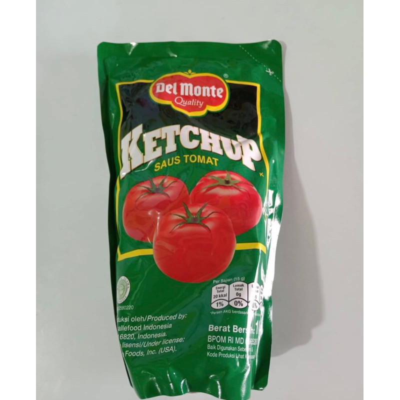 

saus tomat delmonte 1 kg / delmonte ketchup 1 kg