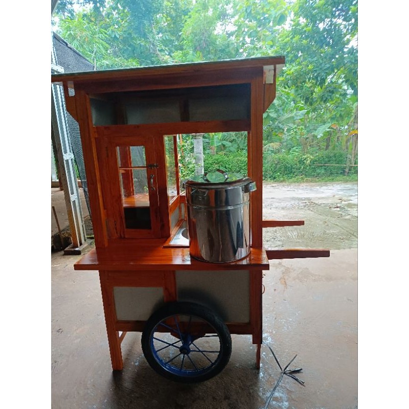 gerobak bakso keliling satu dandang