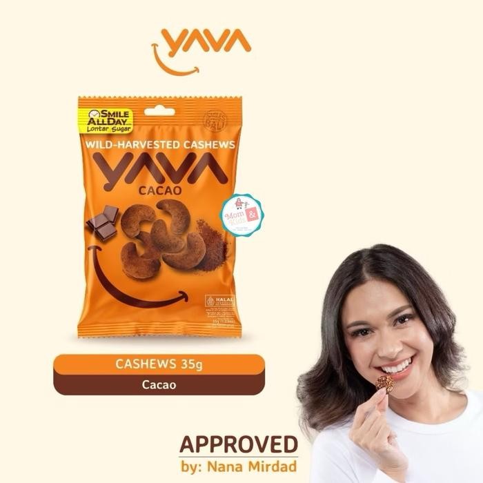 

East Bali YAVA Cashew Nuts 35gr | Kacang Mede Mete Panggang | Snack Cemilan Sehat Vegan - Cacao