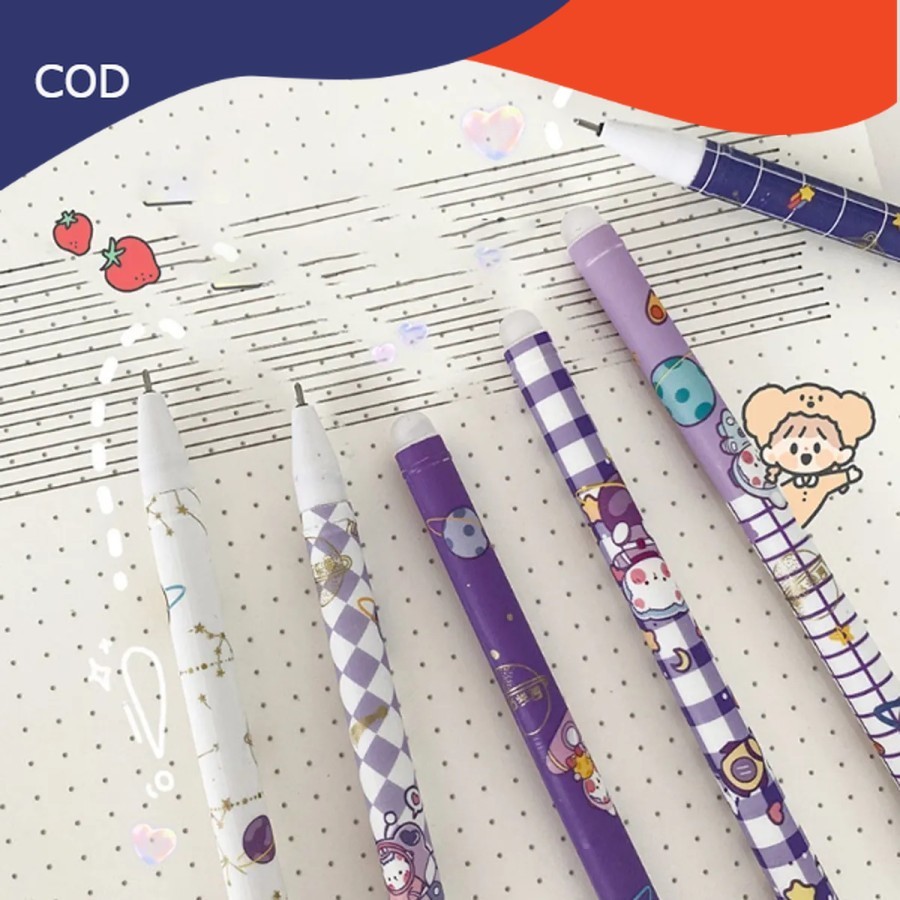

Pulpen Magic bisa di hapus pen magic Motif Karakter Lucu Bolpoin Gel Erasable
