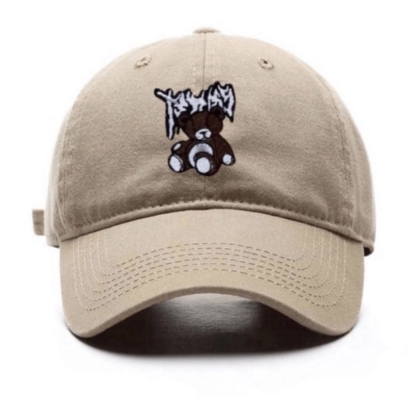 Topi boneka beruang-Topi bordir boneka