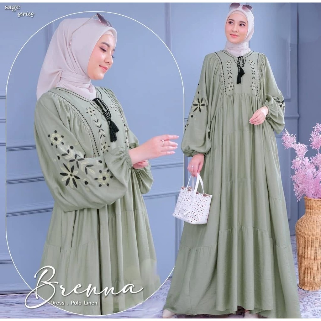 Gaun Korean Style Gamis Wanita Elegan Gamus Kekinian Viral Gamos Mewah Terbaru 2025 Dres Model Remaj