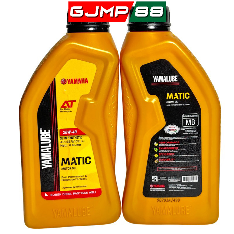 Oli Yamalube Matic 800ml  Oli Mesin Motor Matic Yamaha Oli Mesin Matic Yamalube 800ml