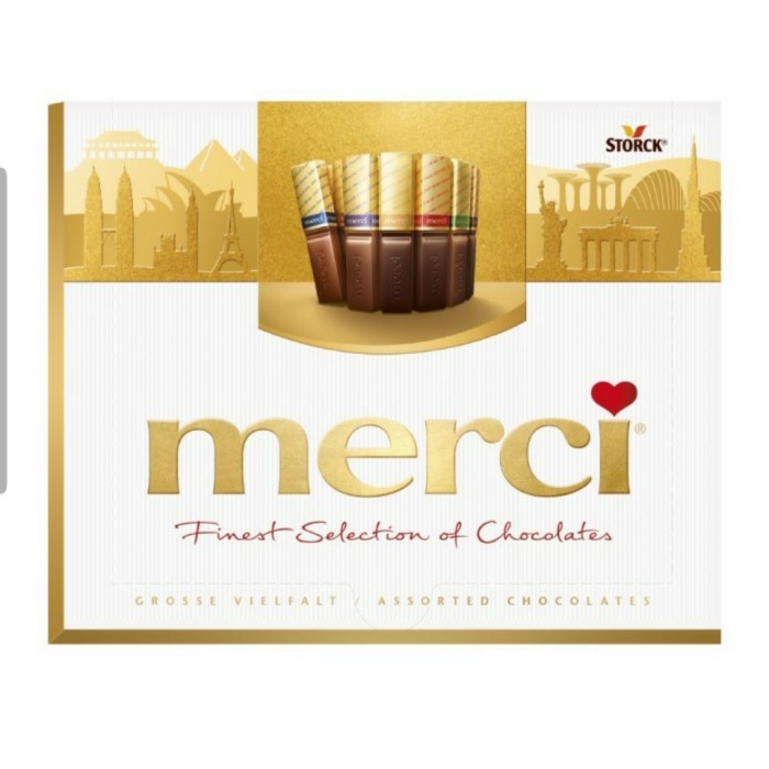 

Merci Finest Selection Chocolate Gold 250gr Berbagai Rasa