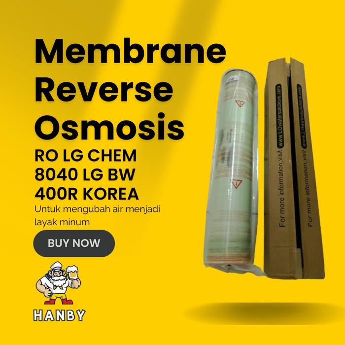 Membrane Membran Reverse Osmosis RO LG CHEM 8040 LG BW 400R KOREA