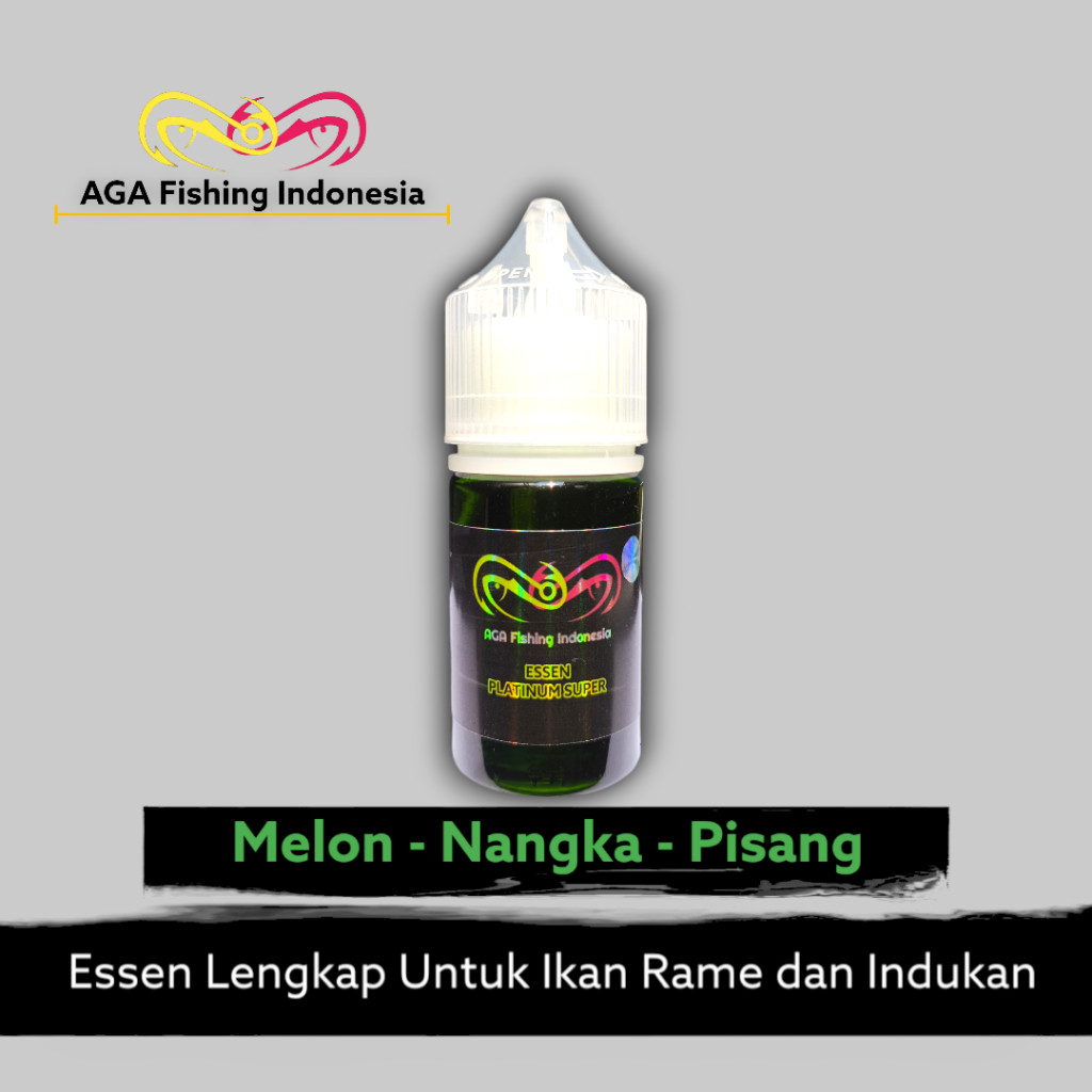 

AGA Essen Oplosan Aroma Melon Nangka Pisang Umpan Pancing Semua Jenis Ikan 15ml 30 ml