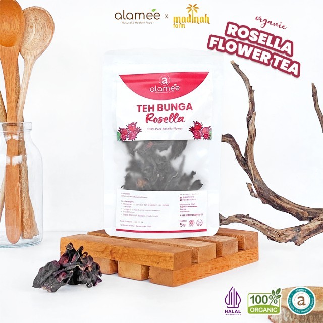 

Teh Bunga Rosella Tea Siap Saji Seduh Sehat 5gr Organic Organik Herbal Alami Teh Seduh madinah