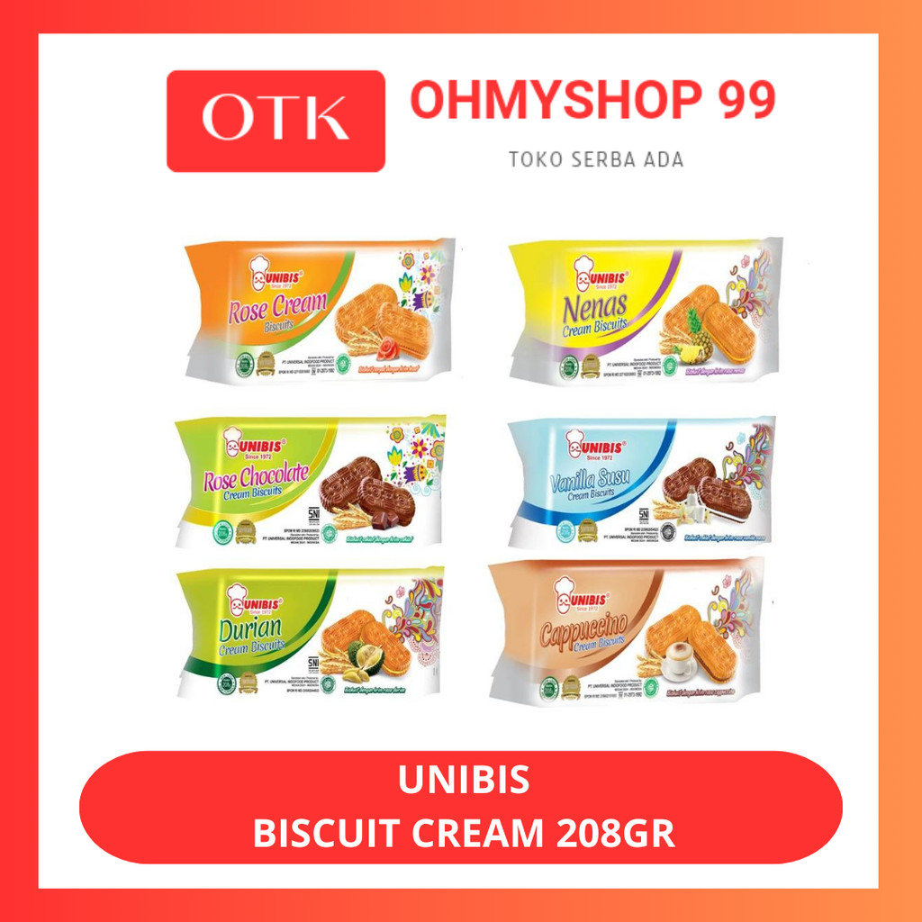 

UNIBIS Cream Biskuit 208gr