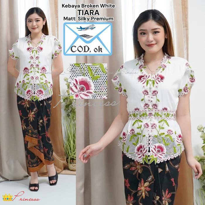 Atasan kebaya encim bordir - Lidya Tulip, M