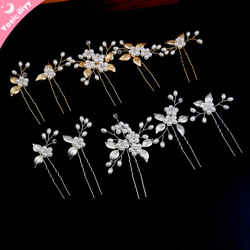COD Jepitan Rambut Bunga Mutiara Buatan Tangan Jepitan Rambut Pengantin  Hiasan Kepala Rambut Keriti