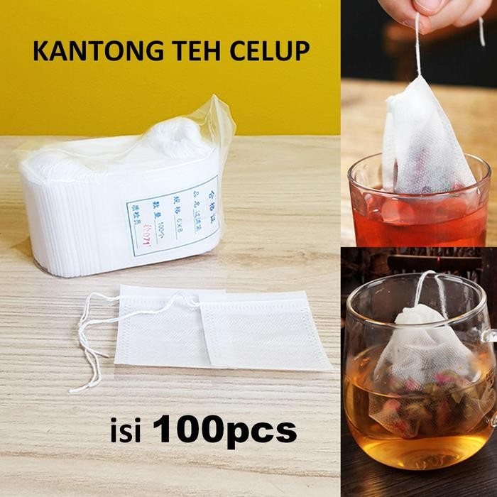 

Promo Kantong Teh Celup Kosong isi 100pcs Disposable Tea Bag - Putih terlaris