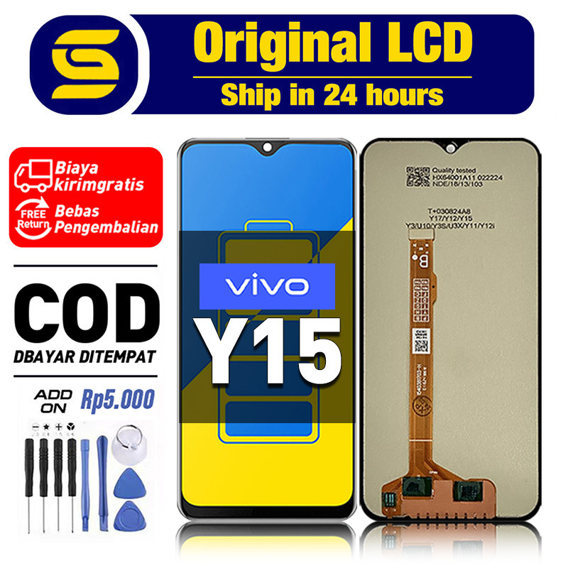 ORI LCD VIVO Y15 Original Fullset hp Touchscreen asli New Free shipping COD
