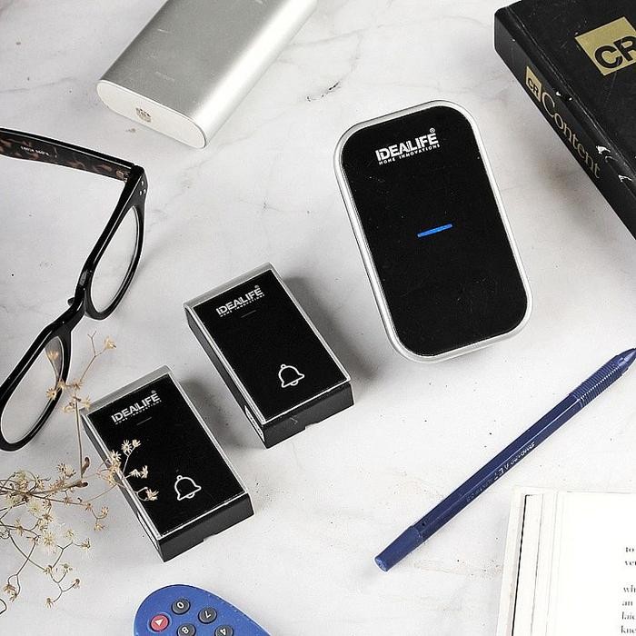 bel pintu wireless bel rumah door bell 2 remote idealife il 292 ori