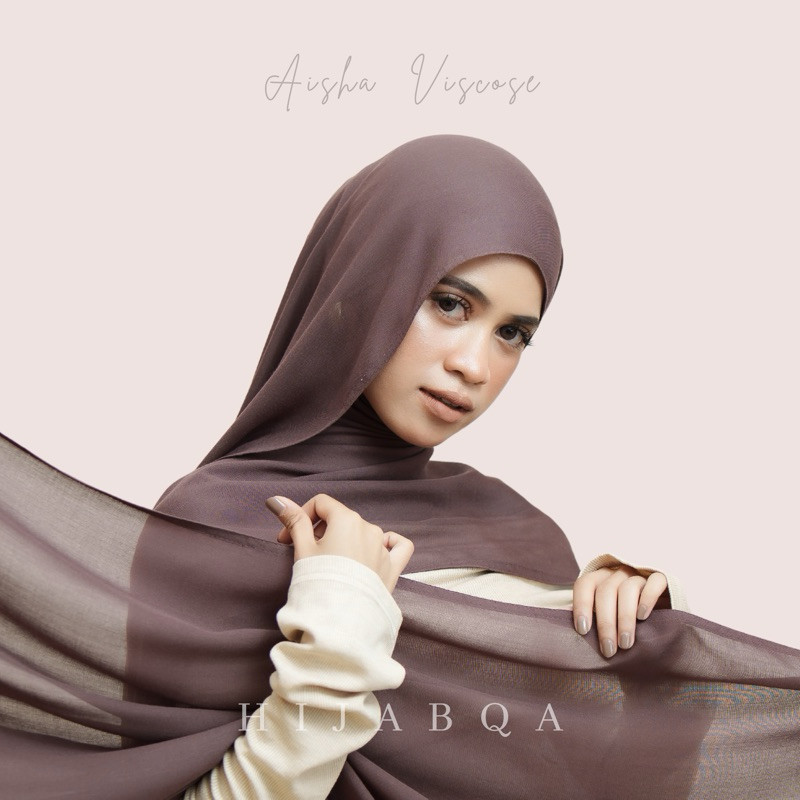 HIJABQA - Aisha Viscose Pashmina (Aisha Ibrahim X Hijabqa)