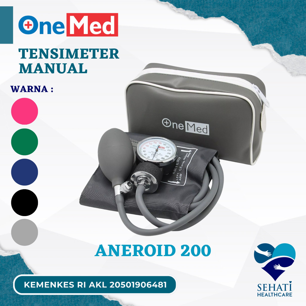 GEA Tensimeter Aneroid Standard Deluxe MC20(50) Alat Ukur Tekanan Darah Tensi Manual Medis Kesehatan