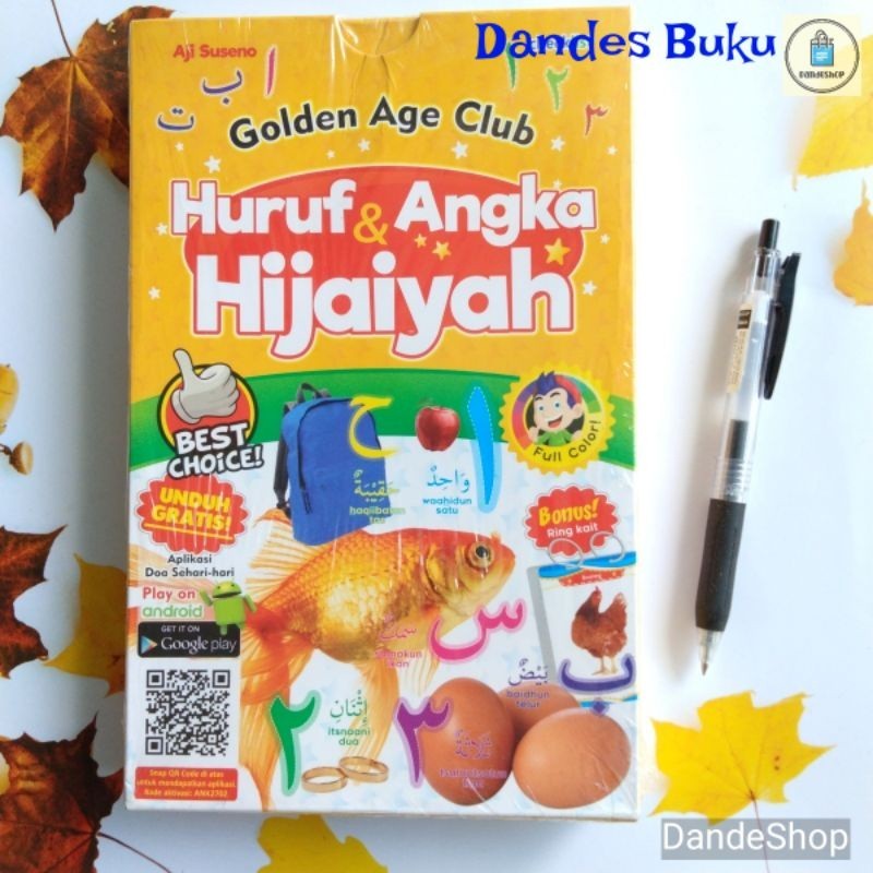 Golden Age Club Huruf dan Angka Hijaiyah - Kartu Belajar Anak