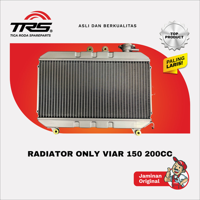 VIAR - VIAR RADIATOR ONLY VIAR KARYA 150 200 CC DUDUKAN ATAS BAWAH MOTOR VIAR ORI TRS
