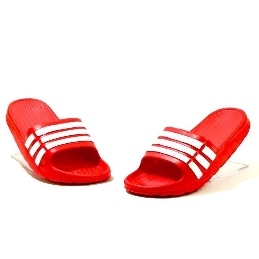 ORIGI - SANDAL SLIPON MOTIF GARIS PRIA & WANITA /SANDAL SELOP TERLARIS / SANDAL ANAK CASUAL / FASHIO