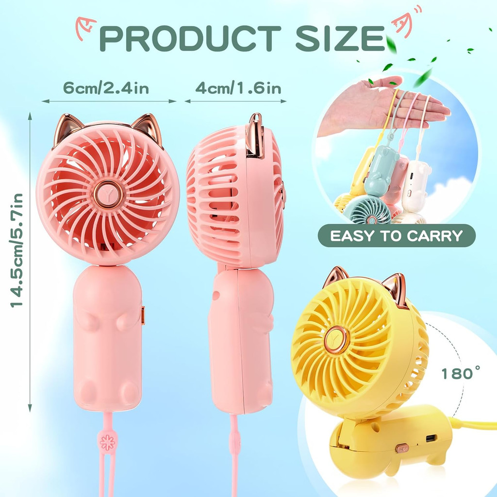 Fans handheld Floor standing fan Neck cooling tube Pocket fan Mini fan portable usb Ac portable Vent