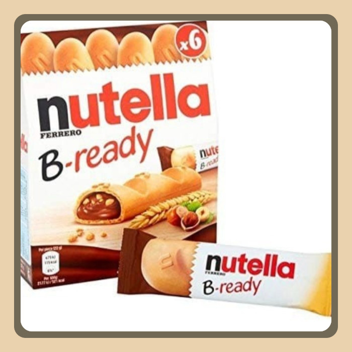 

Nutella B-Ready Biscuit Bready Wafer isi 6pcs nutela bready wafer coklat isi 6 B ready b ready isi 6pcs