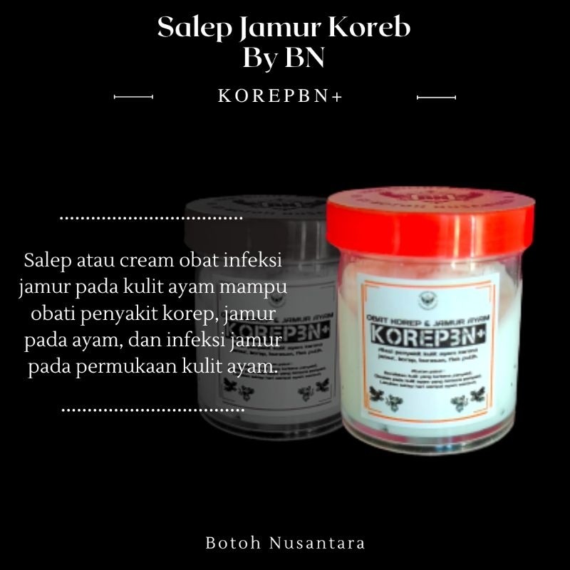 Obat Korep Ayam Aduan KOREP BN+ | Salep Korep Ayam Laga & Buras Ampuh