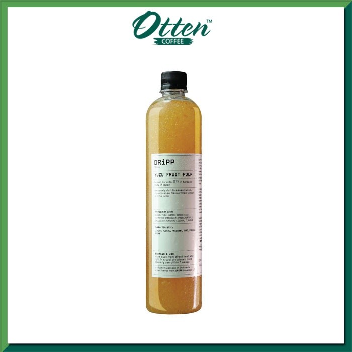 DRiPP - Syrup Yuzu Fruit Pulp 760ml - Sirup Minuman Rasa Yuzu