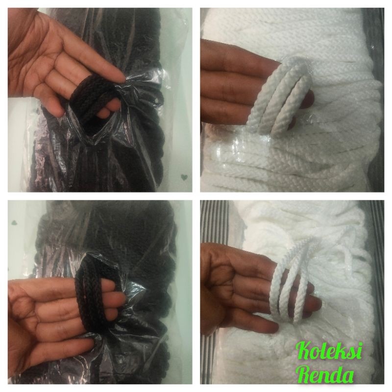 Talikur Bulat Kepang, Tali Kur Kepang 6mm, 8mm Berat 1kg