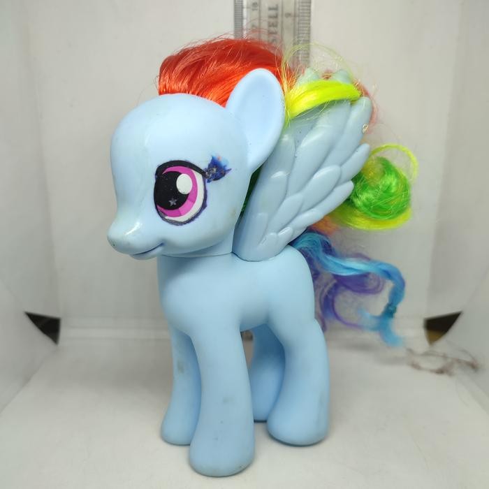 KYKY Mainan Vinyl Figure 6' My Little Pony Rainbow Dash Original Hasbro